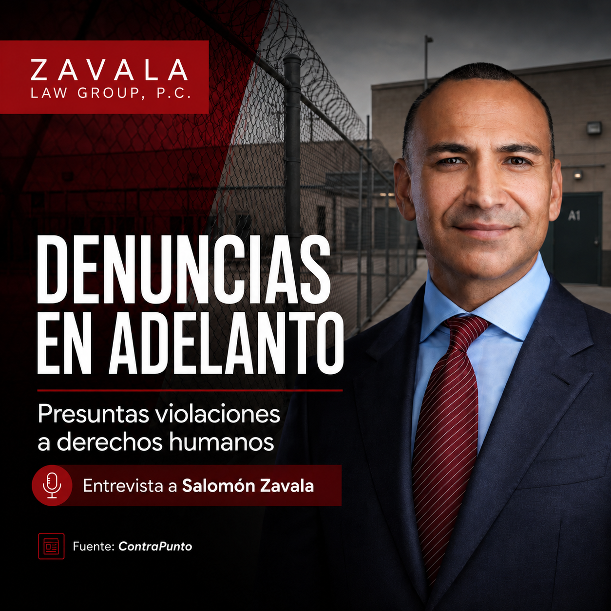 Entrevista a Salomón Zavala: denuncias en centro de detención migratoria de Adelanto